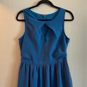 American Eagle | Teal Keyhole Beaded Dress Size 6